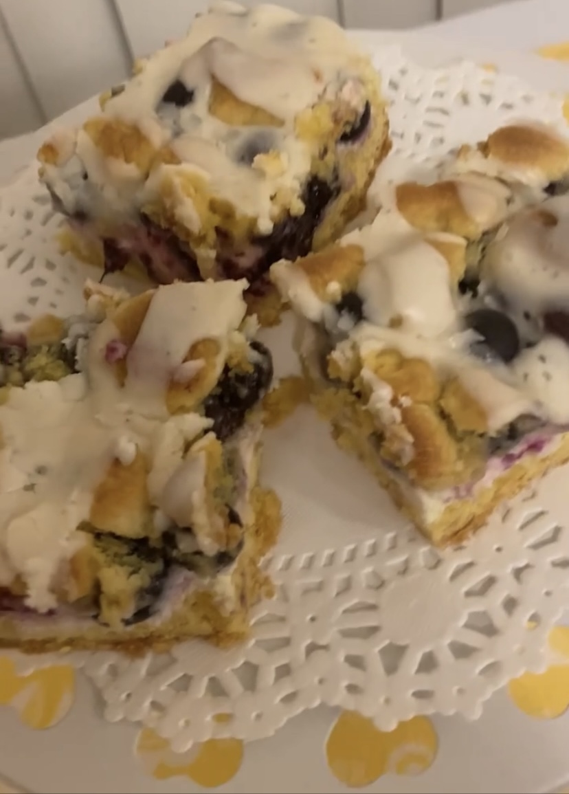 Lemon Blueberry Cheesecake Bars