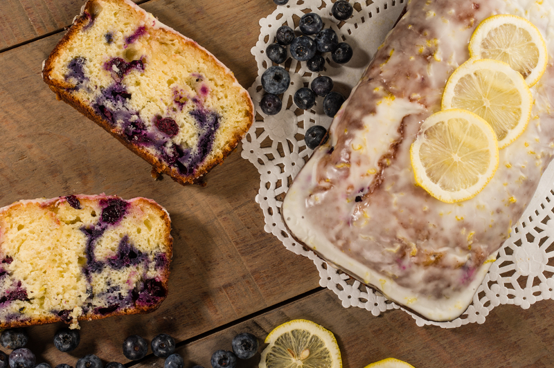 Lucious Lemon Blueberry Bread