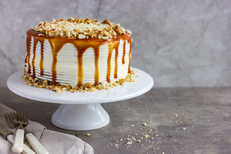 Bananas Foster Layer Cake