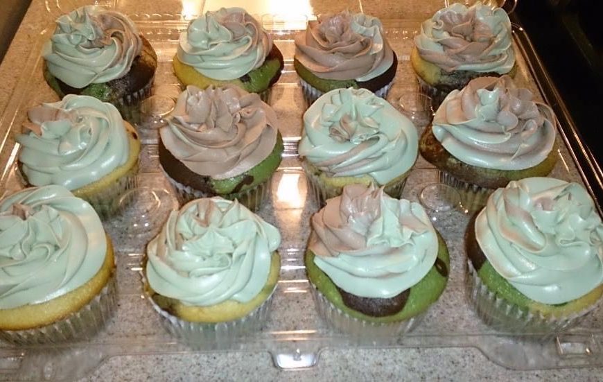 Camouflage Cupcakes